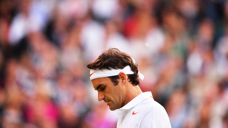 Roger Federer foi eliminado na segunda rodada em Wimbledon 2013 pelo ucraniano Sergiy Stakhovskyda
