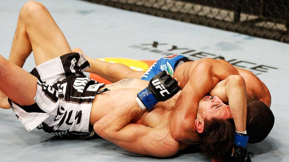 Brasileiro Diego Brandão vence o americano Pablo Garza pelo UFC Suécia, em Estocolmo