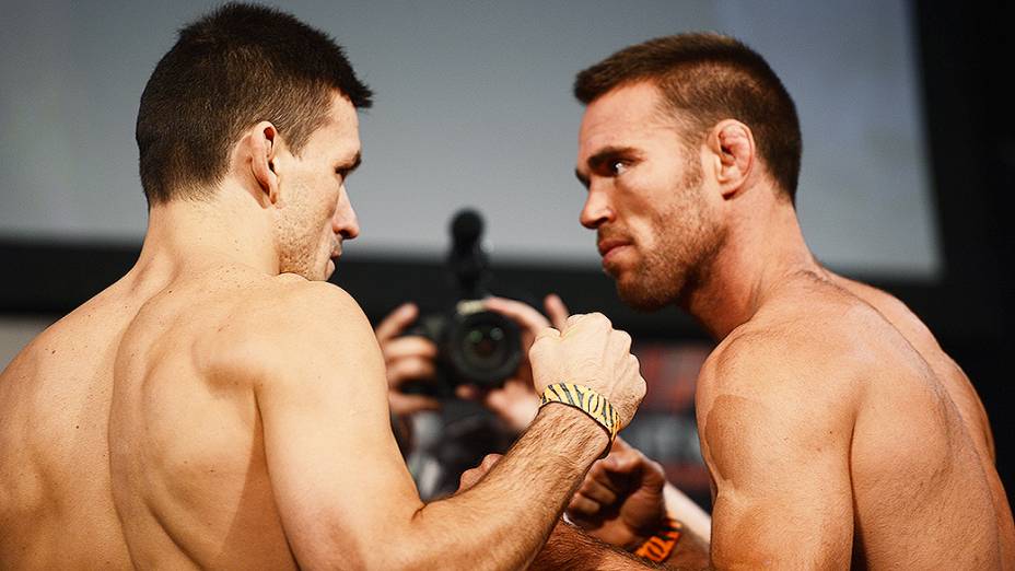 A pesagem do UFC em Barueri: Demian Maia x Jake Shields