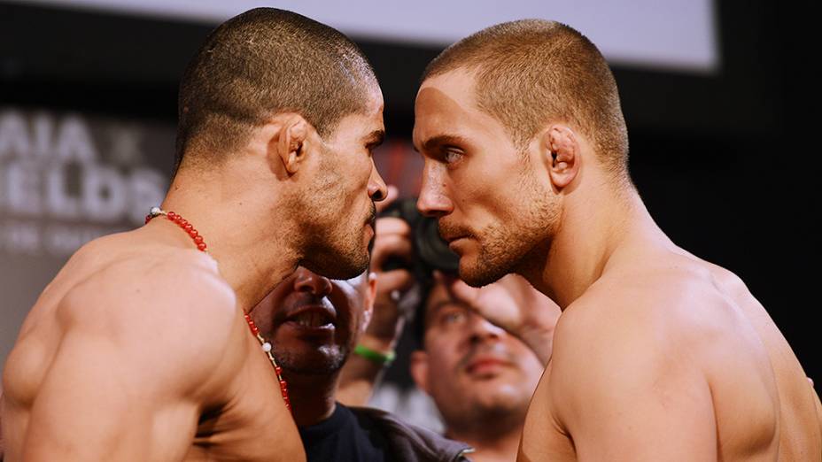 A pesagem do UFC em Barueri: Rousimar Toquinho x Mike Pierce