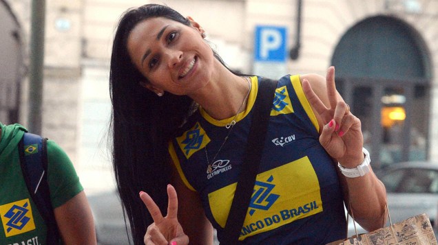 A jogadora de vôlei,  Jaqueline Carvalho