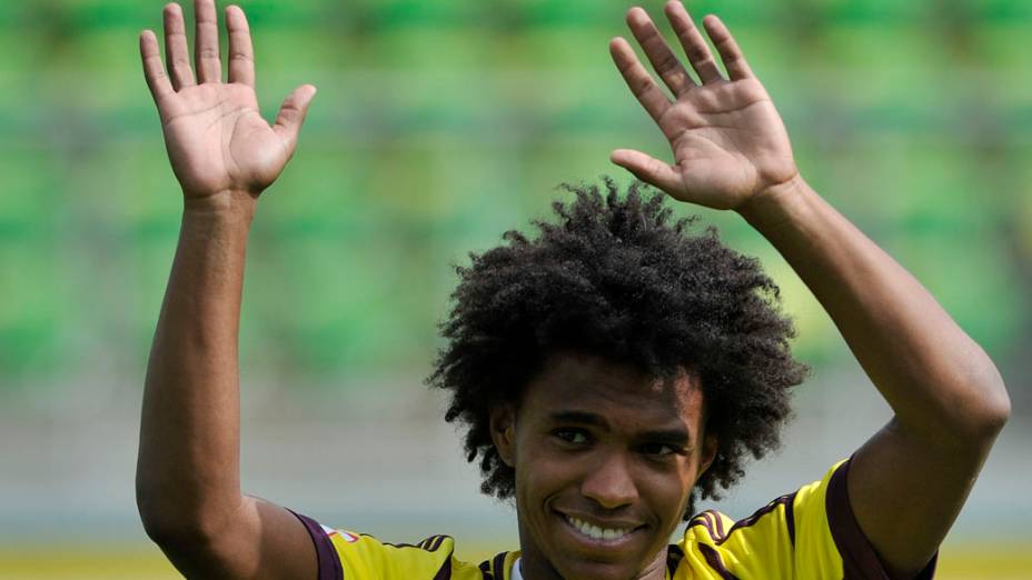 Willian se transferiu para o Anzhi, da Russia, em fevereiro deste ano