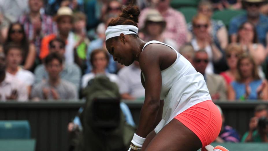 Serena Williams foi eliminada pela alemã Sabine Lisicki no 7º dia do torneio