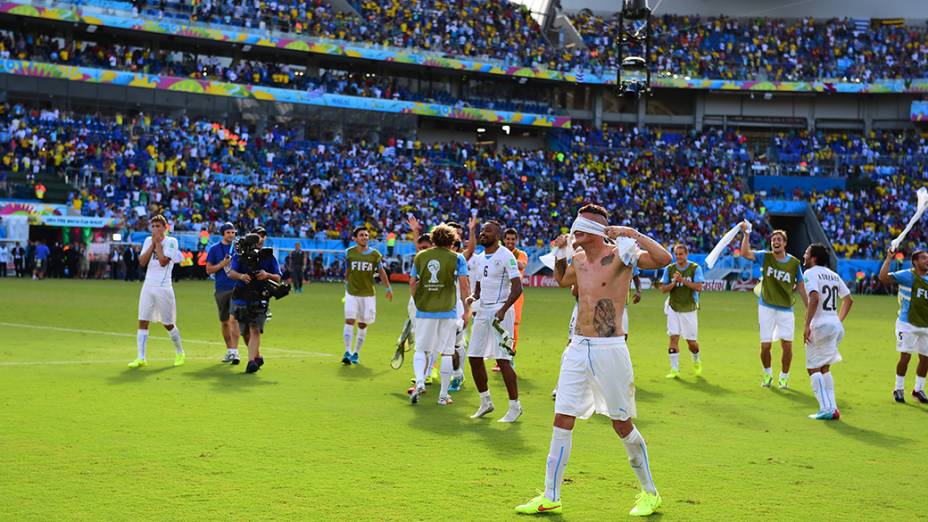 Itália e Uruguai na Arena das Dunas, em Natal