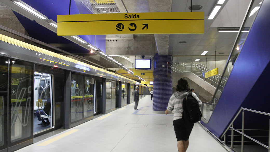 Estacão Pinheiros, da Linha 4-Amarela do Metrô de São Paulo