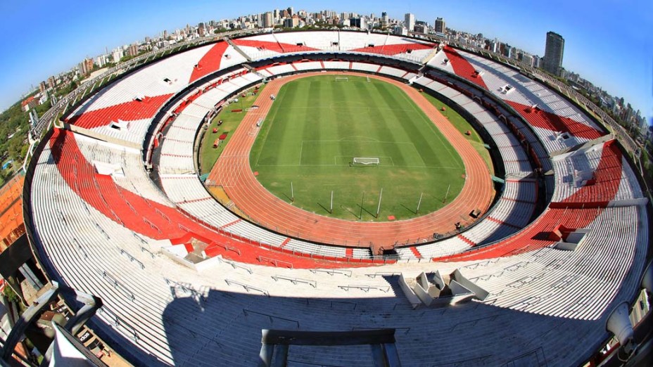 Estádio Monumental Antonio Vespucio Liberti em Buenos Aires. Mais conhecido como Monumental de Nuñez, será palco da final