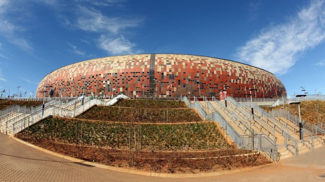 O estádio Soccer City em Johannesburgo, na África do Sul: só 14% acham que 2014 será melhor que o Mundial de 2010