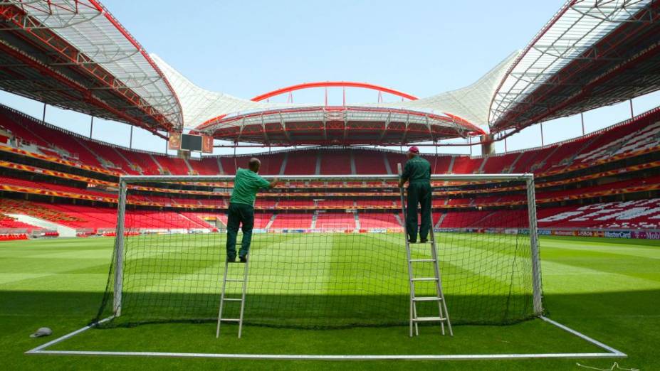 O Estádio da Luz na época de sua inauguração, em 2003