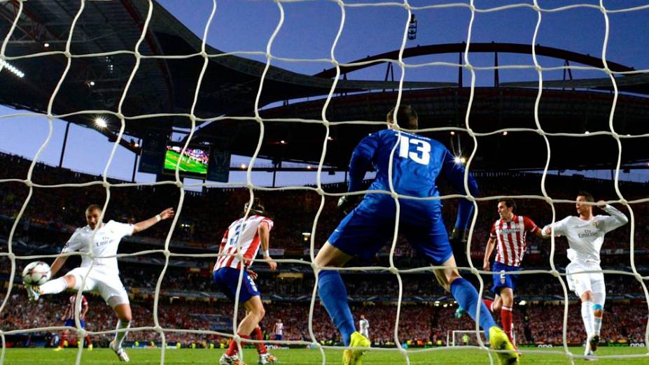 A final da Liga dos Campeões, entre Real Madrid e Atlético de Madri, no Estádio da Luz, em Lisboa