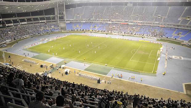 Estádio do Engenhão tem capacidade para 45.000 pessoas
