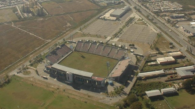 Estádio Padre Ernesto Martearena em Salta. Equador, Venezuela e Paraguai, todos do Grupo B, jogarão no estádio