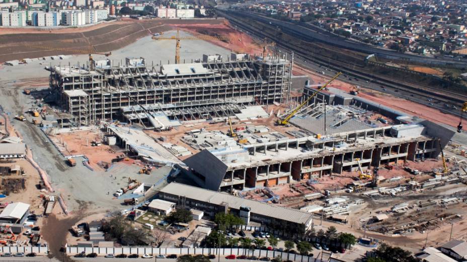 Arena Corinthians em São Paulo, setembro de 2012