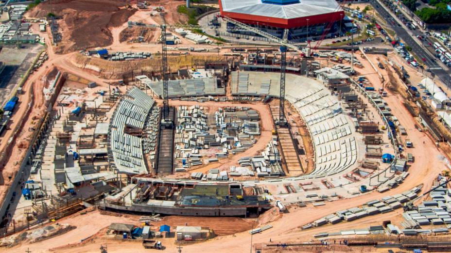 Arena Amazônia em Manaus, setembro de 2012