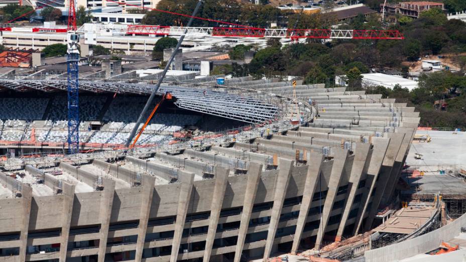 Estádio do Mineirão em Belo Horizonte, setembro de 2012