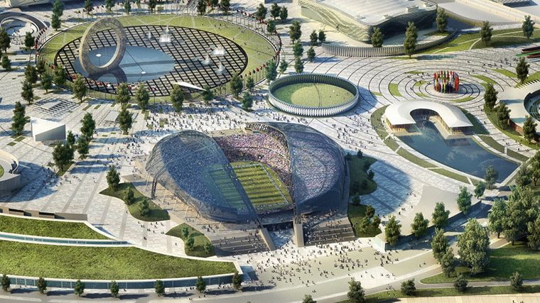 Estádios da Copa do Mundo de 2018, na Rússia: o Estádio Olímpico, em Sochi