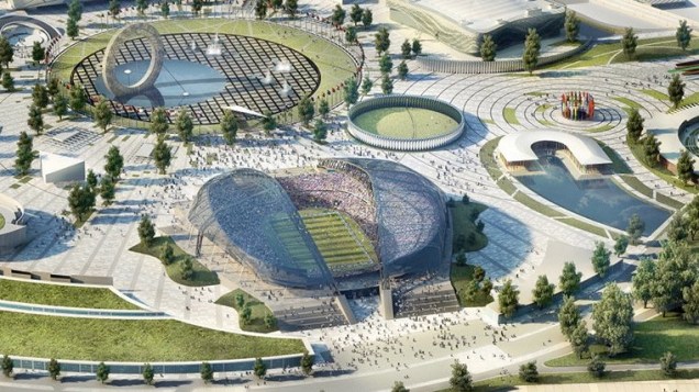 Estádios da Copa do Mundo de 2018, na Rússia: o Estádio Olímpico, em Sochi