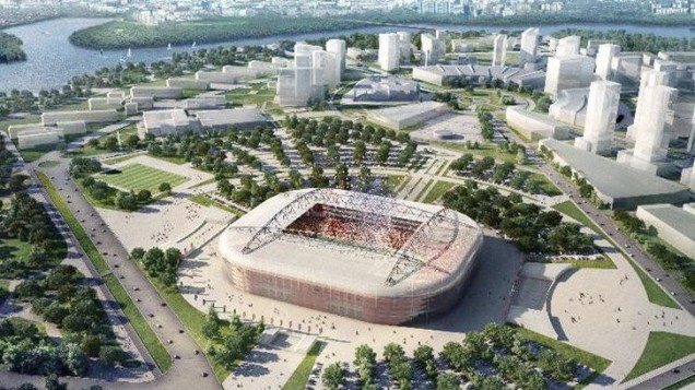 Estádios da Copa do Mundo de 2018, na Rússia: a nova arena do Spartak, em Moscou