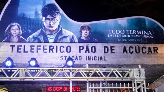 Pré-estreia de Harry Potter e as Relíquias da Morte - Parte 2, no Morro da Urca, Rio de Janeiro