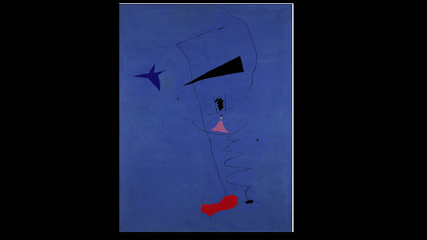 Tela 'Estrela Azul' (Étoile Bleue) de Joan Miró