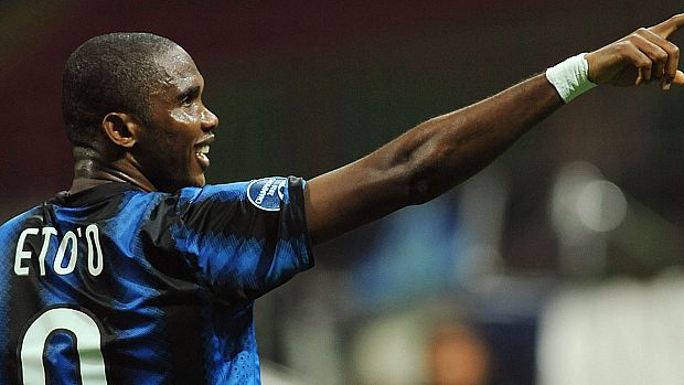 Samuel Eto'o é titular na Inter de Milão, da Itália