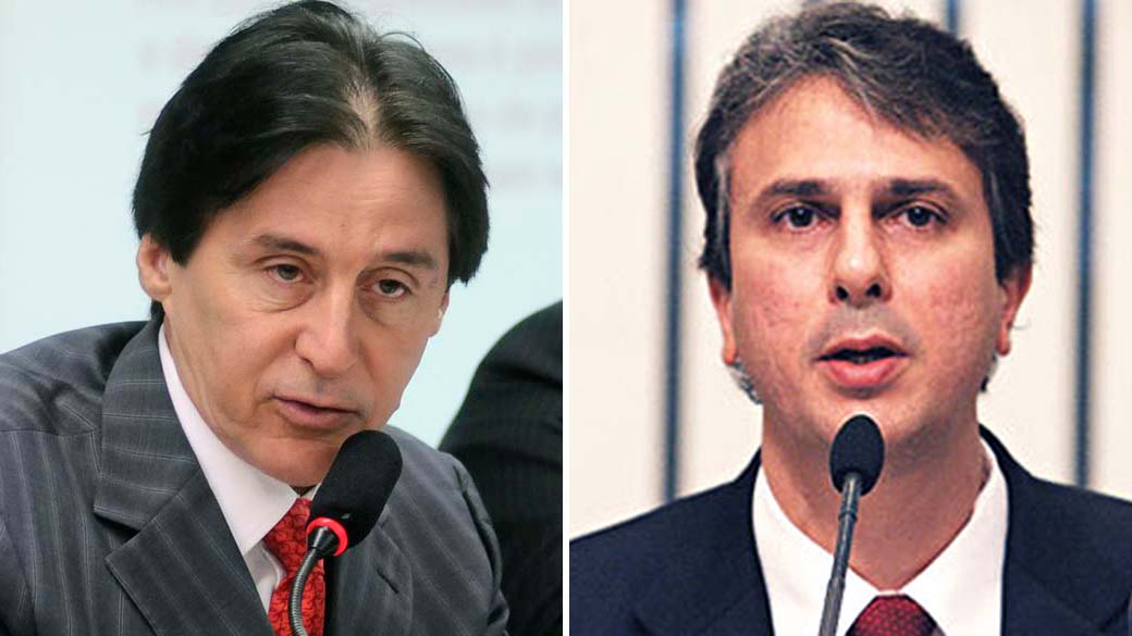 Eunício Oliveira (PMDB) e Camilo Santana (PT)