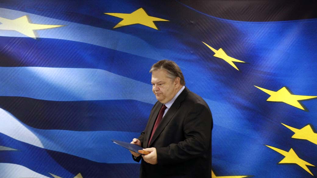 O ministro das Finanças grego, Evangelos Venizelos
