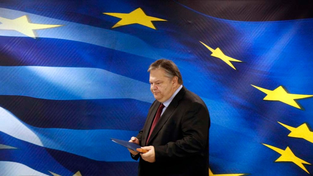 O ministro das Finanças grego, Evangelos Venizelos