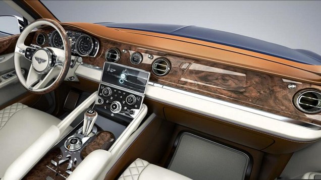 Interior do Bentley EXP 9F