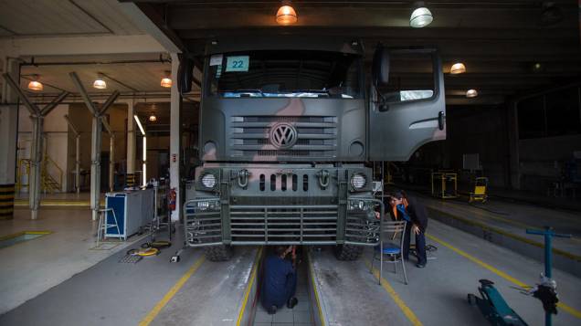 Em Porto Real, a montadora de caminhões BMB