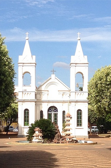 Expedição VEJA - Igreja de Santo Antônio, no centro da cidade de Três Lagoas, Mato Grosso do Sul