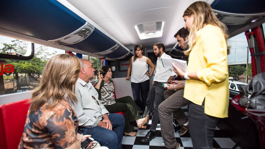 Expedição VEJA - Na foto, a prefeita da cidade de Três Lagoas, Márcia Moura conversa com a equipe