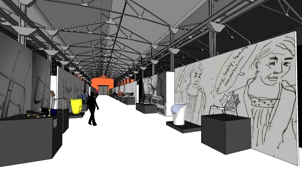 O espaço dedicado ao design carioca que será montado no Fashion Rio