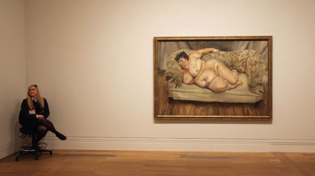 O quadro "Benefit Supervisors Sleeping" rendeu a Freud o feito de ser o artista em vida que vendeu o quadro mais caro em leilão. A tela foi arrematada por 33,6 milhões de dólares