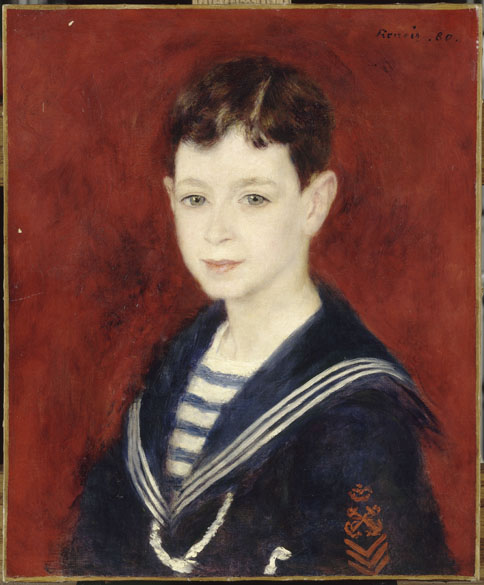 Obra Portrait de Fernand Halphen do pintor impressionista Auguste Renoir