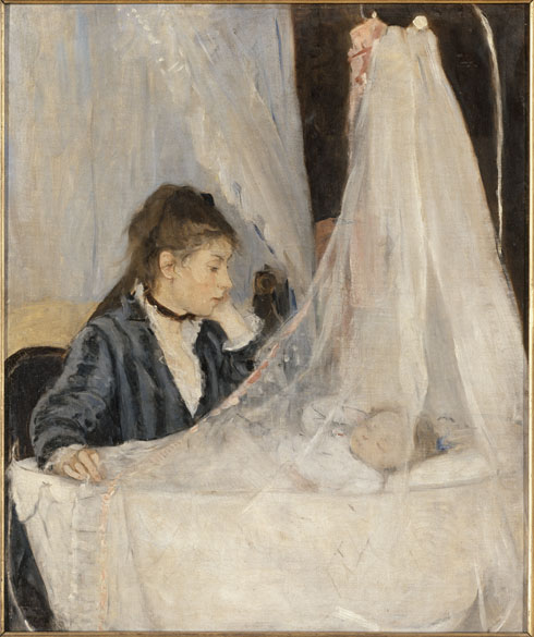 Obra Le berceau do pintor impressionista Berthe Morisot