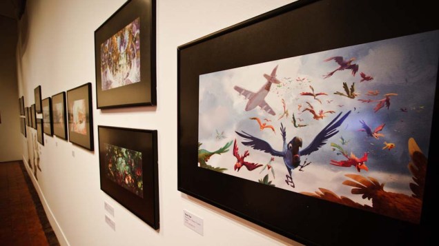 Desenhos feitos para o filme Rio, de Carlos Saldanha, em exposição no Museu Nacional de Belas Artes Desenhos feitos para o filme Rio, de Carlos Saldanha, em exposição no Museu Nacional de Belas Artes