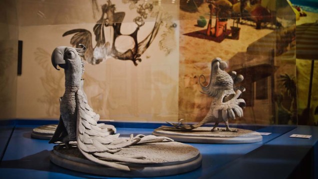 Material produzido para o filme Rio, de Carlos Saldanha, em exposição no Museu Nacional de Belas Artes Material produzido para o filme Rio, de Carlos Saldanha, em exposição no Museu Nacional de Belas Artes