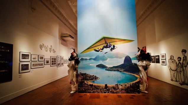 Material produzido para o filme Rio, de Carlos Saldanha, em exposição no Museu Nacional de Belas Artes Material produzido para o filme Rio, de Carlos Saldanha, em exposição no Museu Nacional de Belas Artes