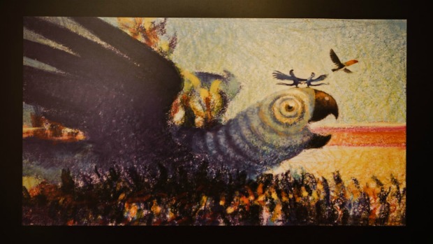 Desenho feito para Rio, em exposição no Museu Nacional de Belas Artes Desenho feito para Rio, em exposição no Museu Nacional de Belas Artes