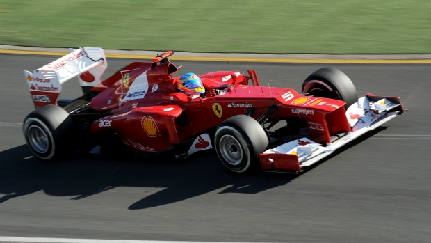 Fernando Alonso, piloto da Ferrari, durante o GP da Austrália