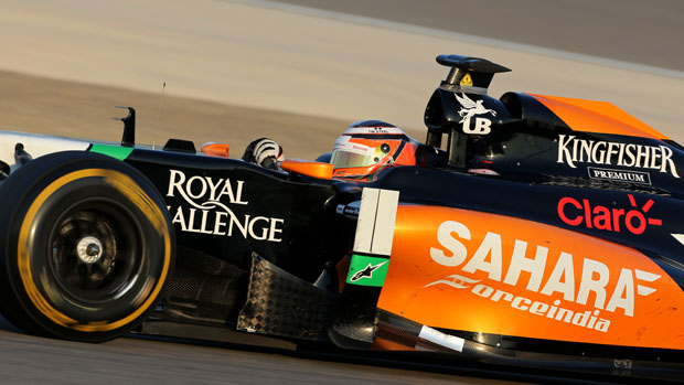 Nico Hulkenberg durante treino no Bahrein