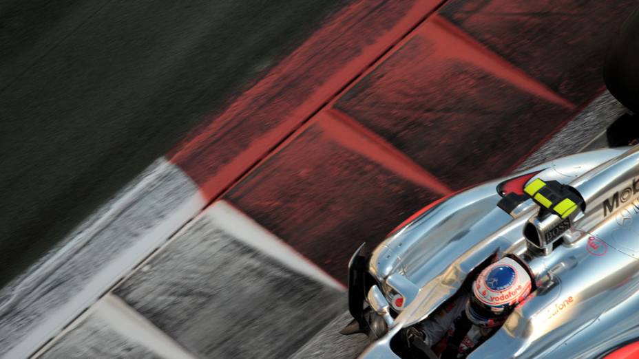 Jenso Button, da McLaren, durante o GP de Abu Dhabi
