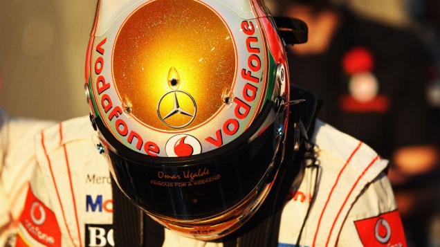 Lewis Hamilton, da McLaren, prepara-se para o GP de Abu Dhabi