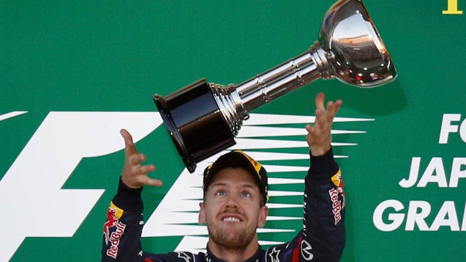 Vettel, da Red Bull, venceu neste domingo o GP do Japão, realizado no circuito de Suzuka