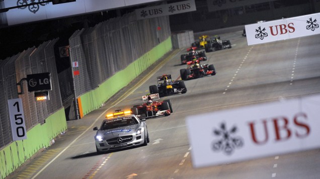 A entrada do Safety Car fez diversas equipes mudarem suas estratégias durante a corrida