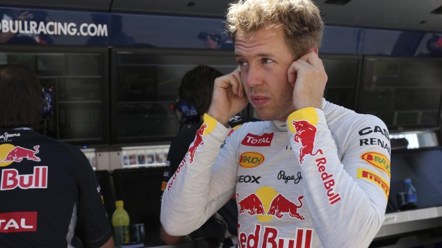 Favorito, o alemão Sebastian Vettel abandonou a prova em Valência