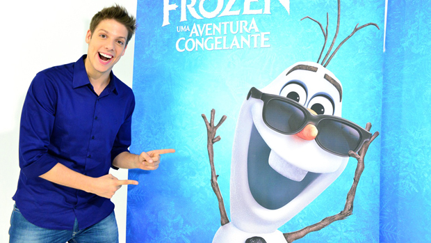 Fábio Porchat empresta voz a boneco de neve de Frozen