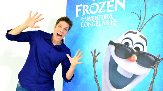 Fábio Porchat empresta voz a boneco de neve de Frozen