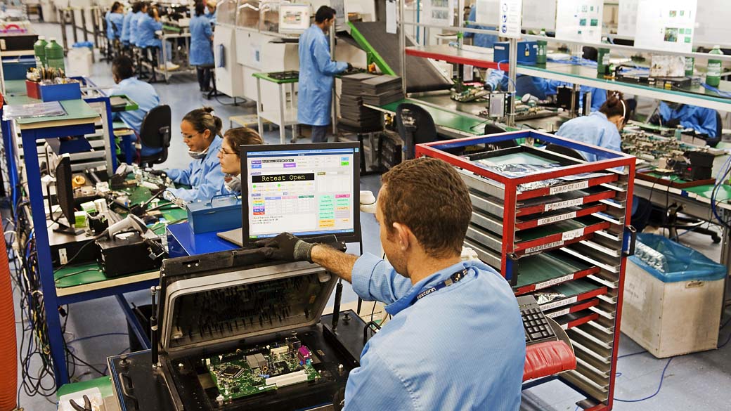 Fábrica da Foxconn do Brasil em Jundiaí, São Paulo