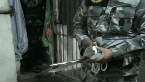 Polícia descobriu armas escondidas pelos presos em Pedrinhas